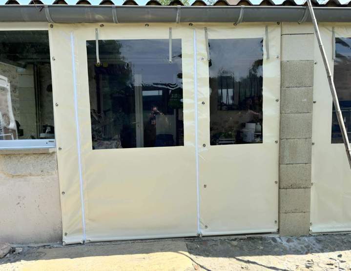 Bâche de protection pour mobile home Agen